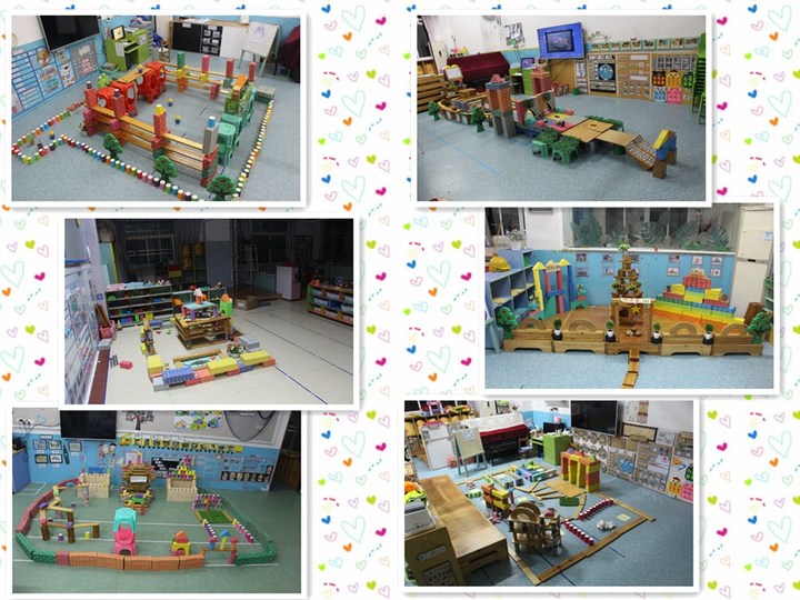 回歸童年樂(lè)，老師建構(gòu)忙                   --花園幼兒園教師搭積木比賽